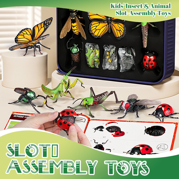 🐞 Insect & Animal Slot-Assembly Toys🎄🎁