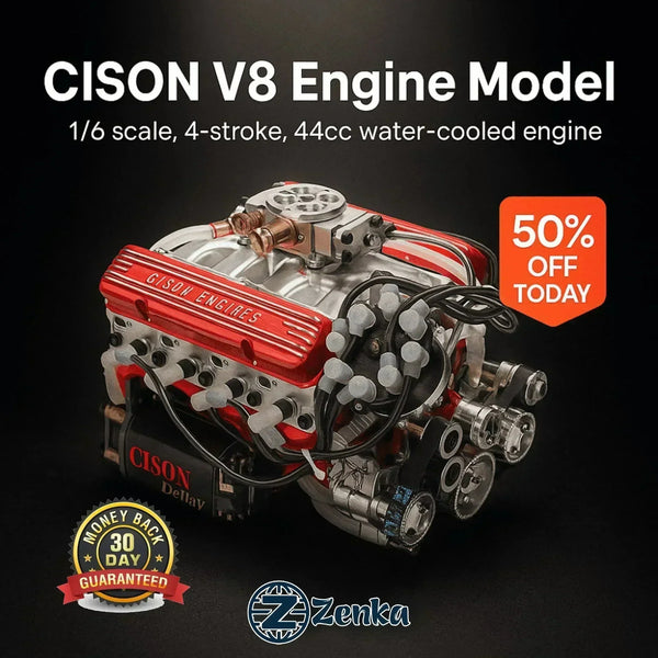 V8 OHV Small-Block Gasoline Engine DIY Model Kit